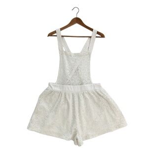 Band of Gypsies Lace Shortalls Overalls Romper